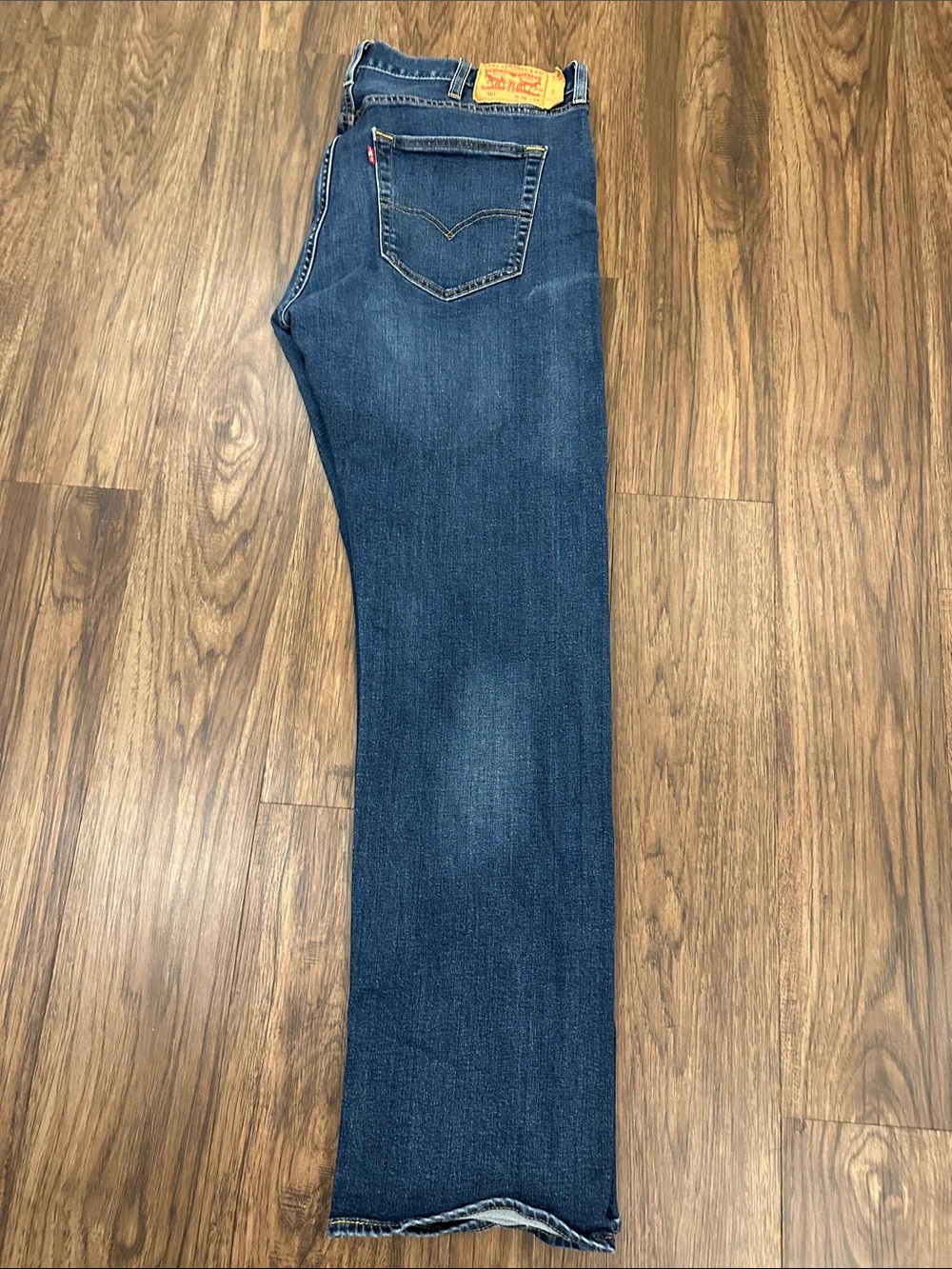 Levi's Women's Straight Leg Jeans in Deep Denim Blue